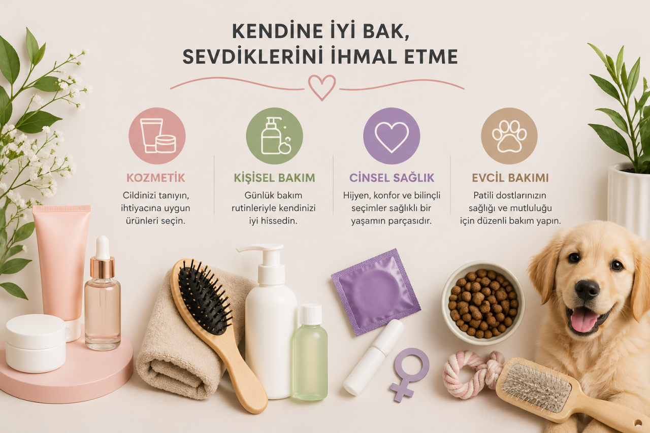 Kozmetik, Kişisel Bakım, Cinsel Sağlık ve Evcil Hayvan Bakımı: Sağlıklı Yaşamın Vazgeçilmezleri