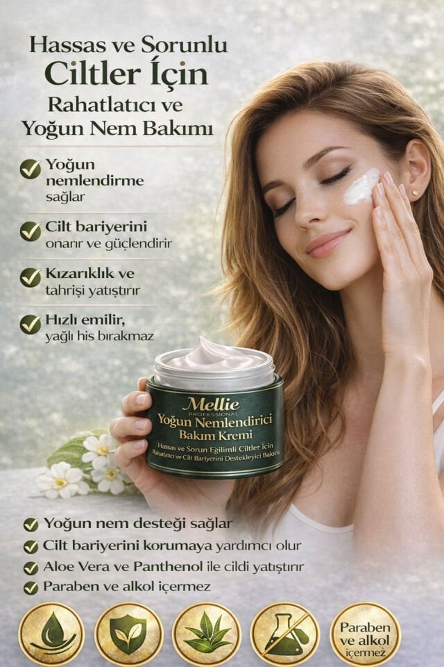 Se.def ve Eg.za.ma Karşıtı Yoğun Nemlendirici Bakım Kremi