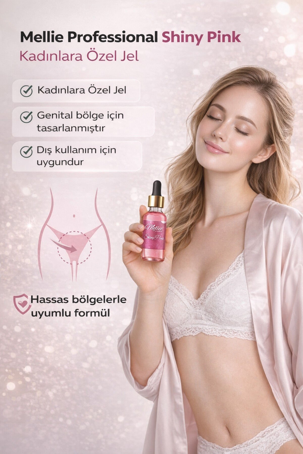 Pink Love ❤️ Premium Kalite Kadın U’yarıcı ve Zevk Arttırıcı Jel 10 ml