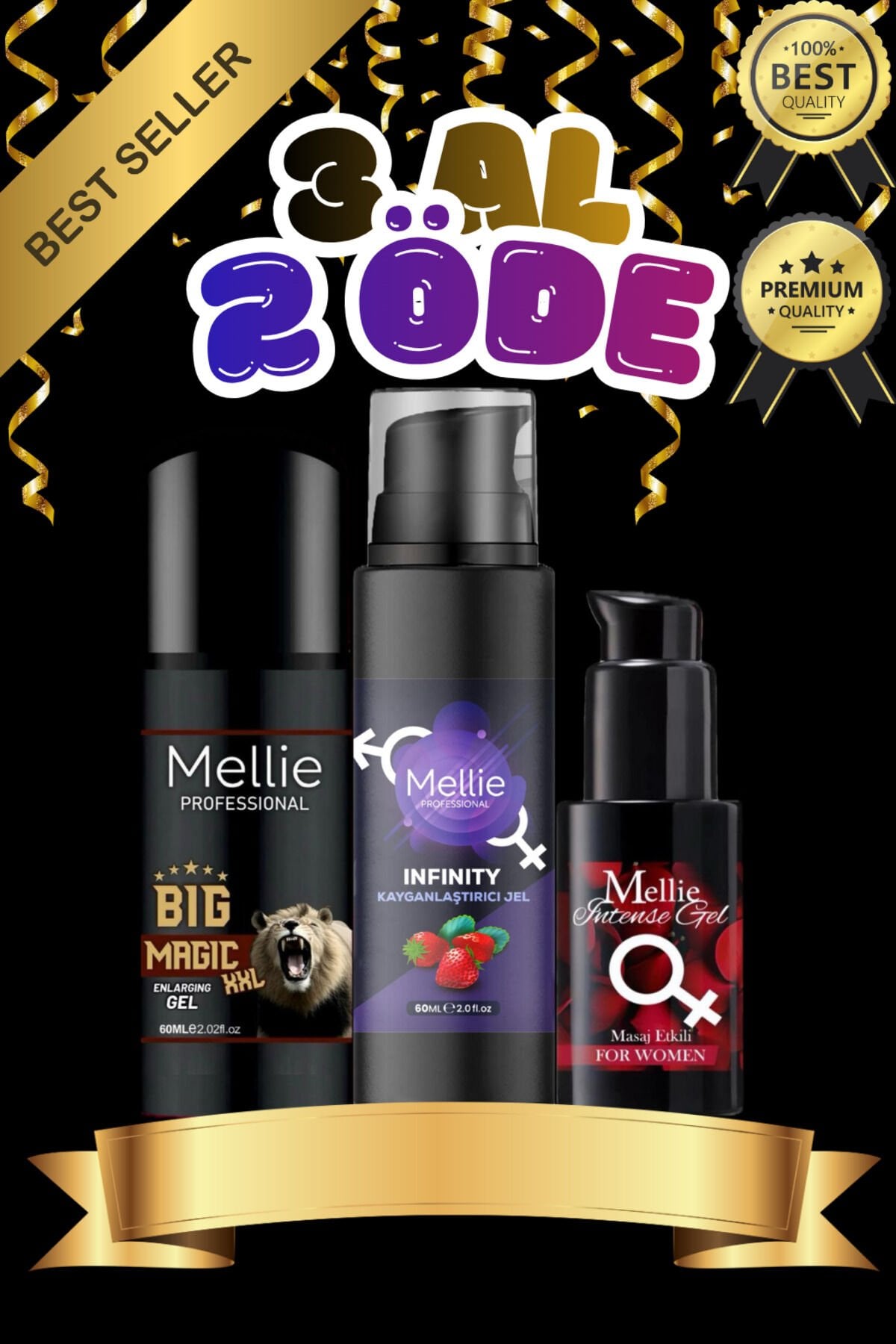 Erkek Long Time Uzun Deneyim XXL Bü.yütücü Hacimlendirici & Kadın U.yarıcı ve Kayganlaştırıcı Set