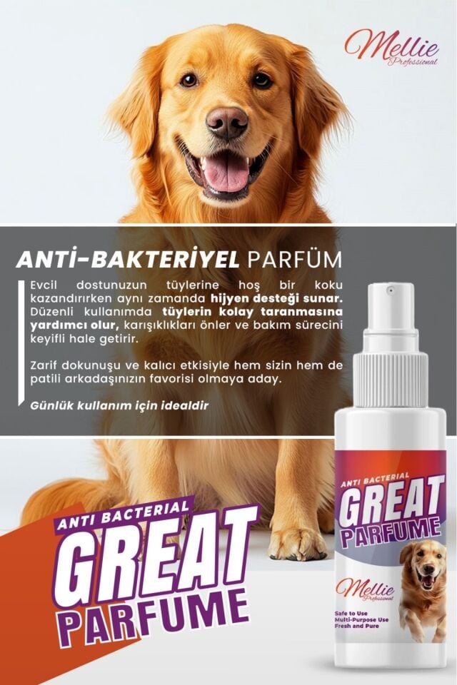 Anti-Bakteriyel Tüy Açıcı Köpek Parfümü 175 ml