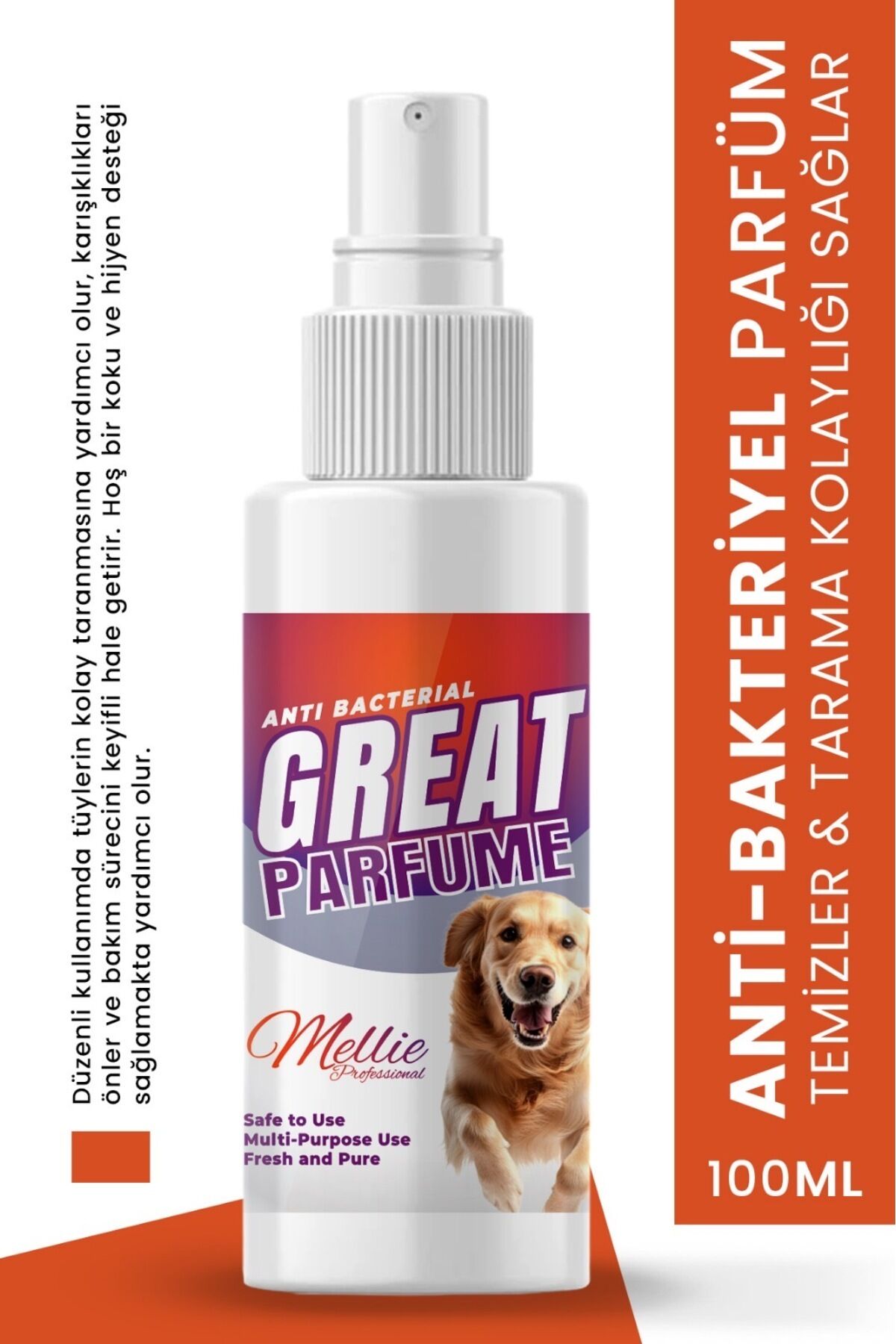 Anti-Bakteriyel Tüy Açıcı Köpek Parfümü 175 ml