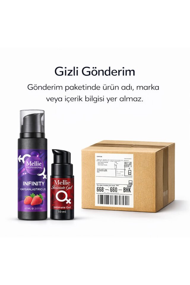 Kadın Uya.rıcı ve Zevk Arttırıcı Jel ve Çilekli Su Bazlı Kayganlaştırıcı Jel 60 ml
