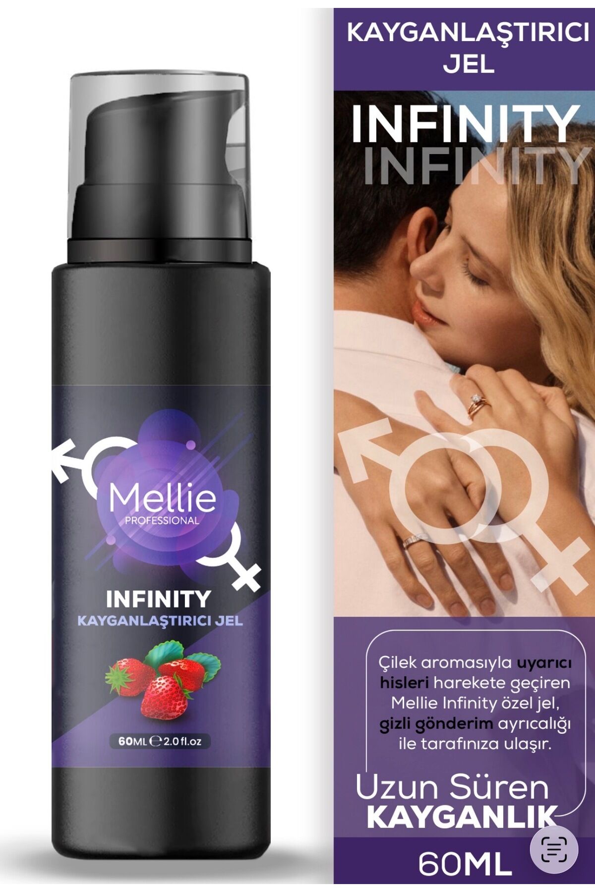 Kayganlaştırıcı Z’evk Arttırıcı U’yarıcı, Su Bazlı Kadın Jel 60ml (ÇİLEKLİ) Ürün