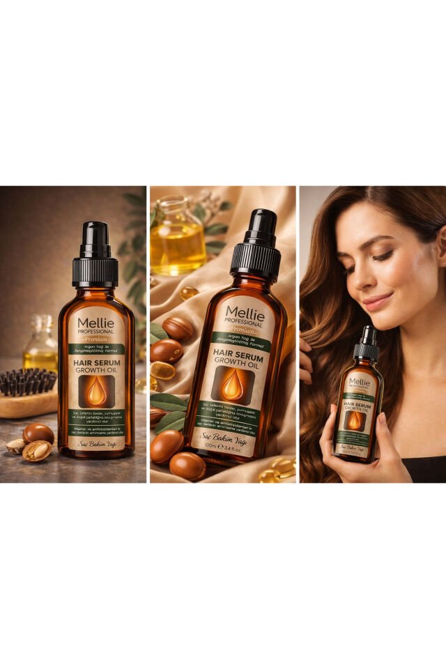 Argan Yağı & Vitamin ile Yoğun Etkili Onarıcı Saç Bakım Yağı