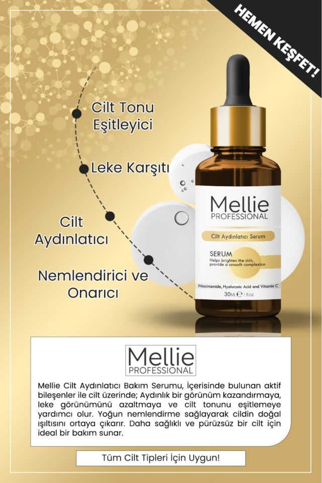 Cilt Aydınlatıcı, Leke Karşıtı Ve Ton Eşitleyici Cilt Bakım Serumu Ve Güneş Sonrası Krem 2’li