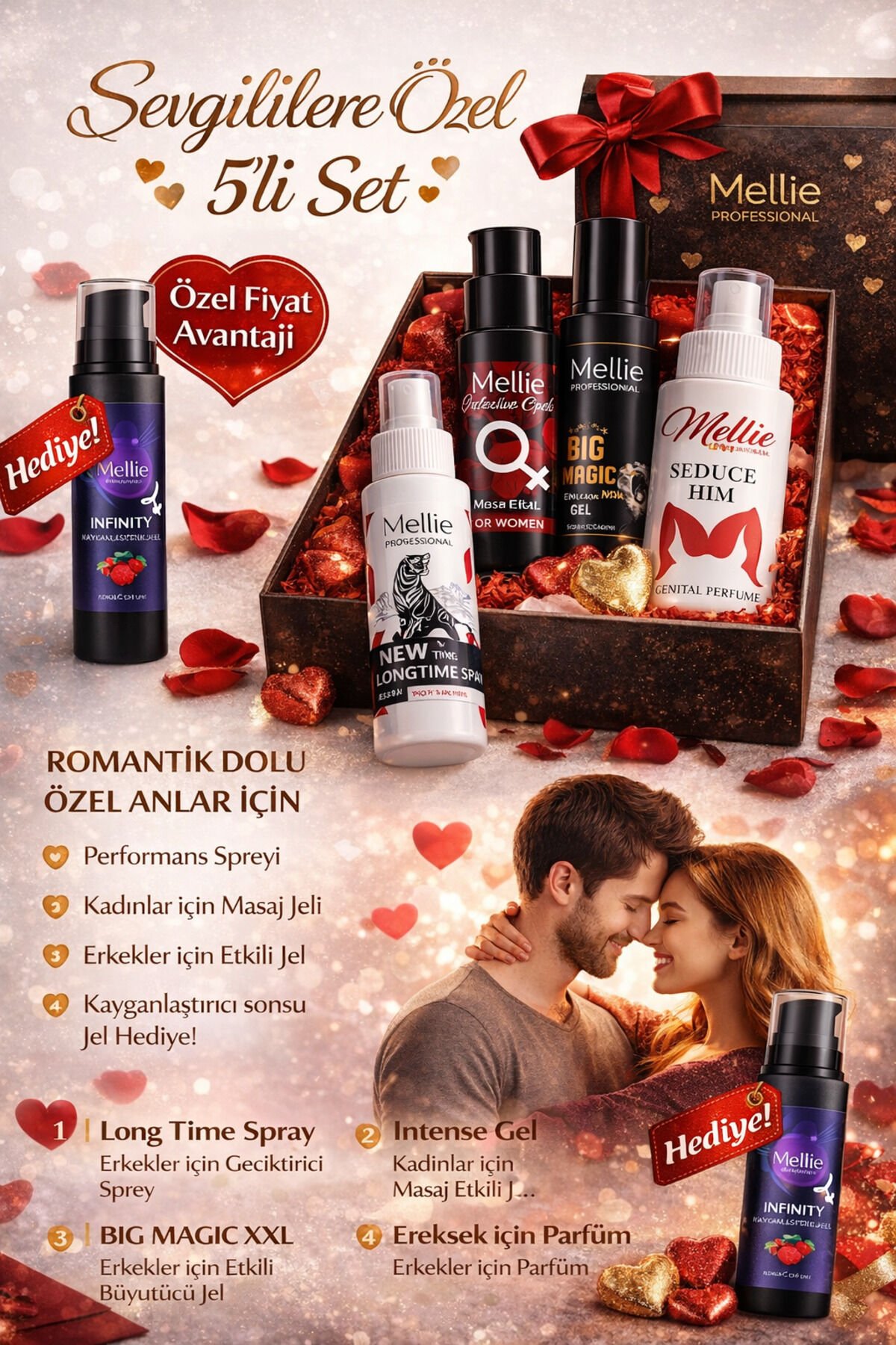 Sevgililer Günü 5’li Özel Set