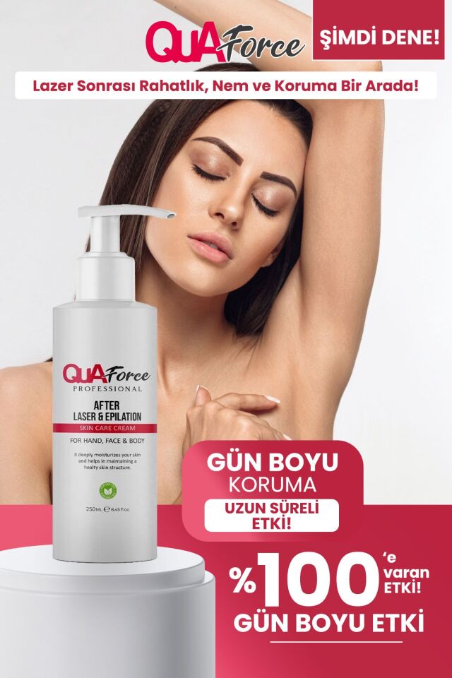 Quaforce Lazer Epilasyon Ve Ağda Sonrası El,yüz,vücut Bakım Kremi 250 ml