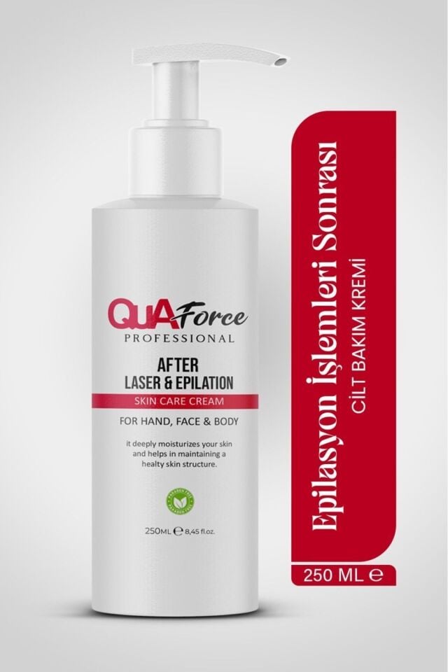 Quaforce Lazer Epilasyon Ve Ağda Sonrası El,yüz,vücut Bakım Kremi 250 ml