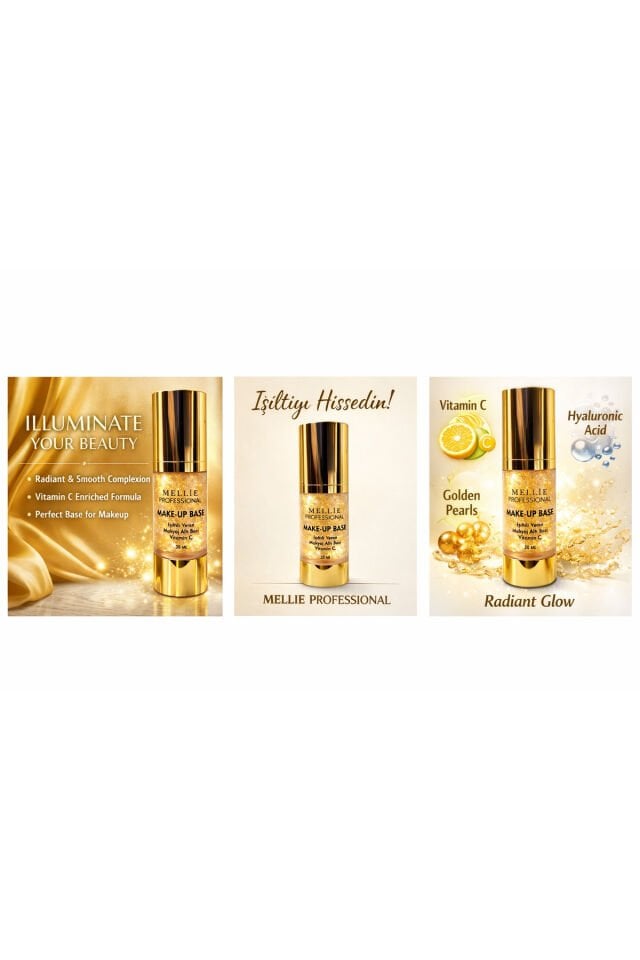 Işıltı Veren Makyaj Altı Bazı Özel Şişe 30 ml